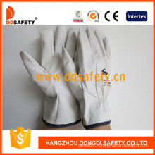 Кожаные перчатки водителя козырька (DLD522)